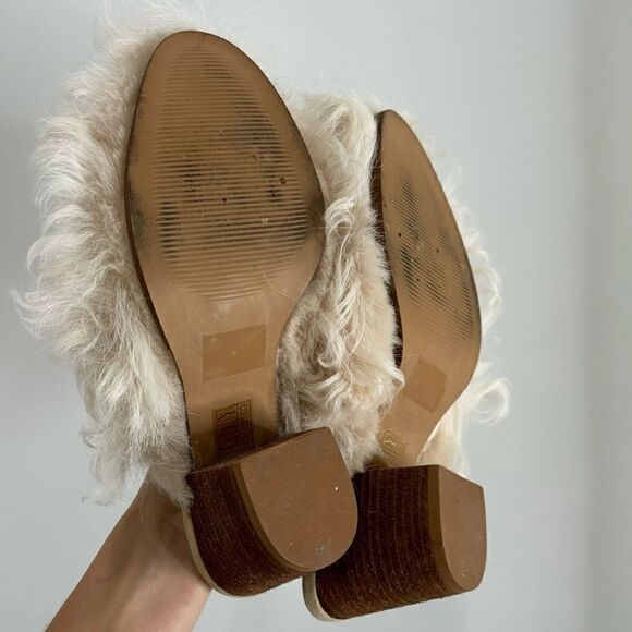 Madewell Mongolian Fur Harper Mule - Picture 9 of 11